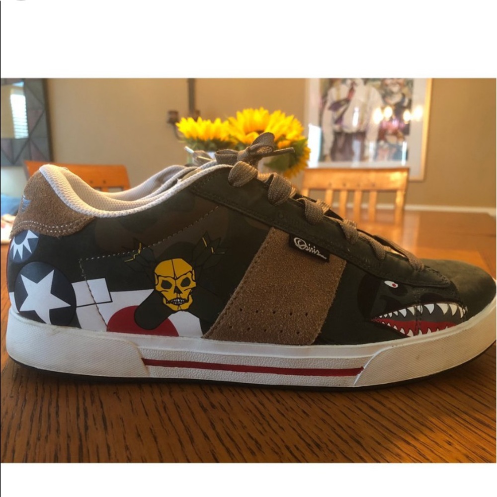 Osiris Bomber Warplane Shoes Size 11